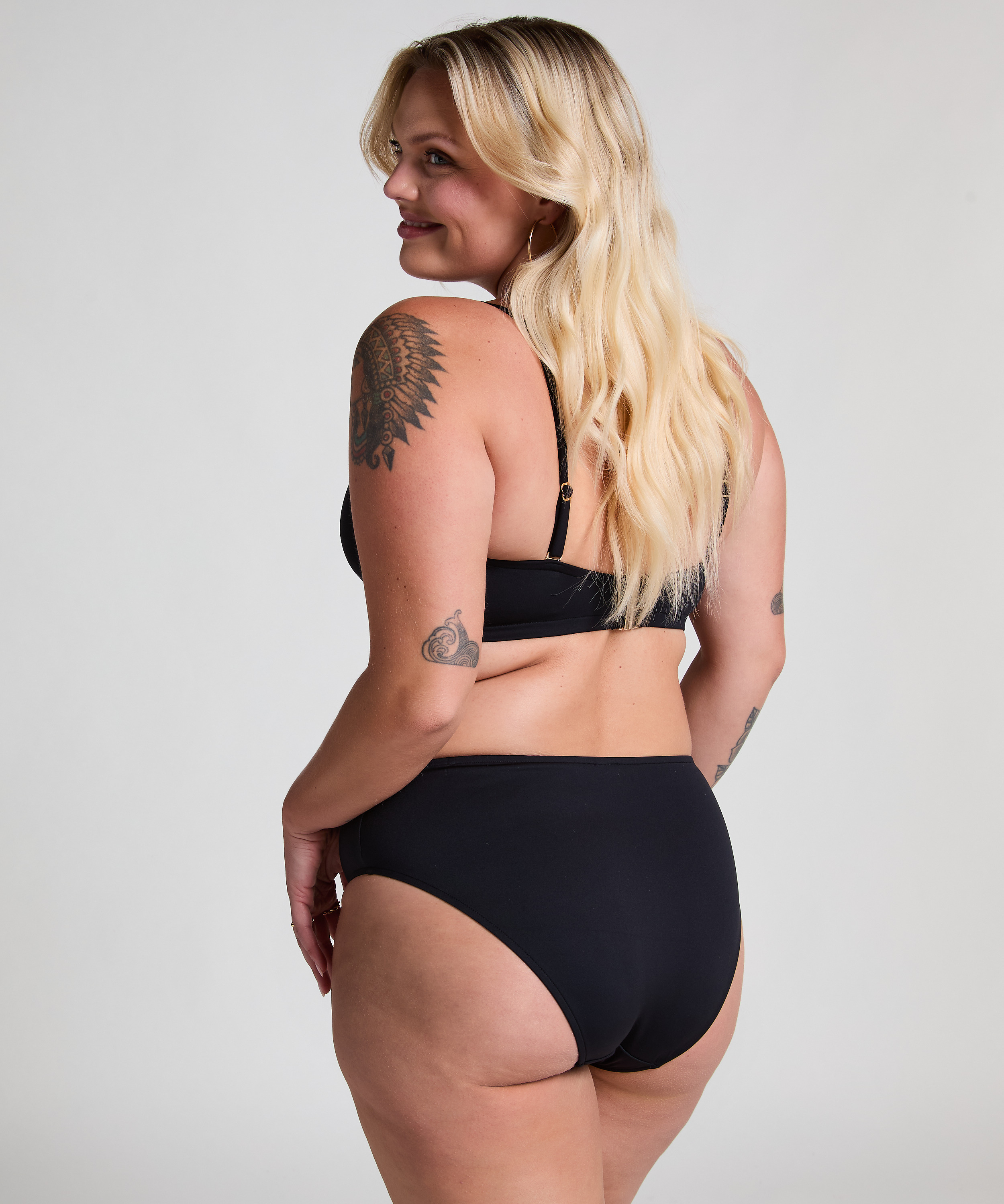 Neoprene-Bikiniunterteil Rio, Schwarz, main