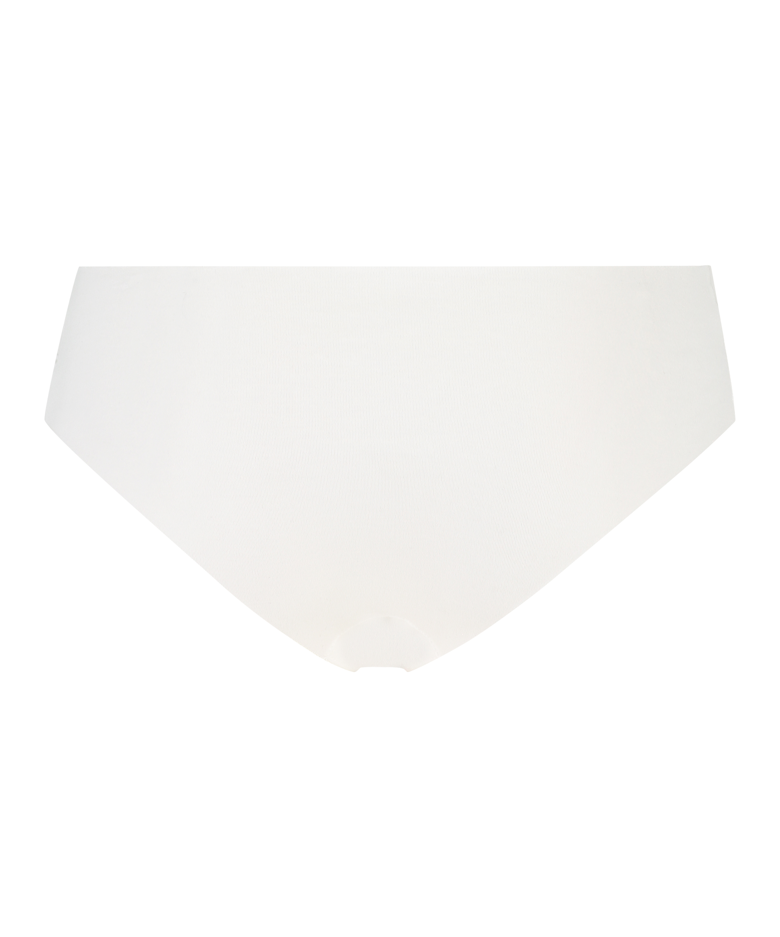 Slip br&eacute;silien Invisible coton, Blanc, main
