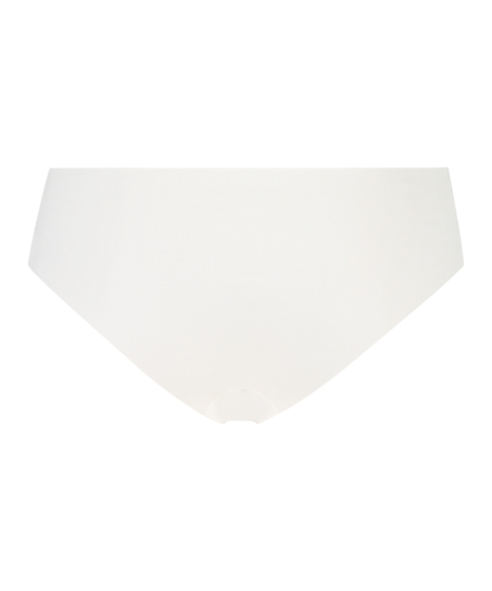 Slip br&eacute;silien Invisible coton, Blanc