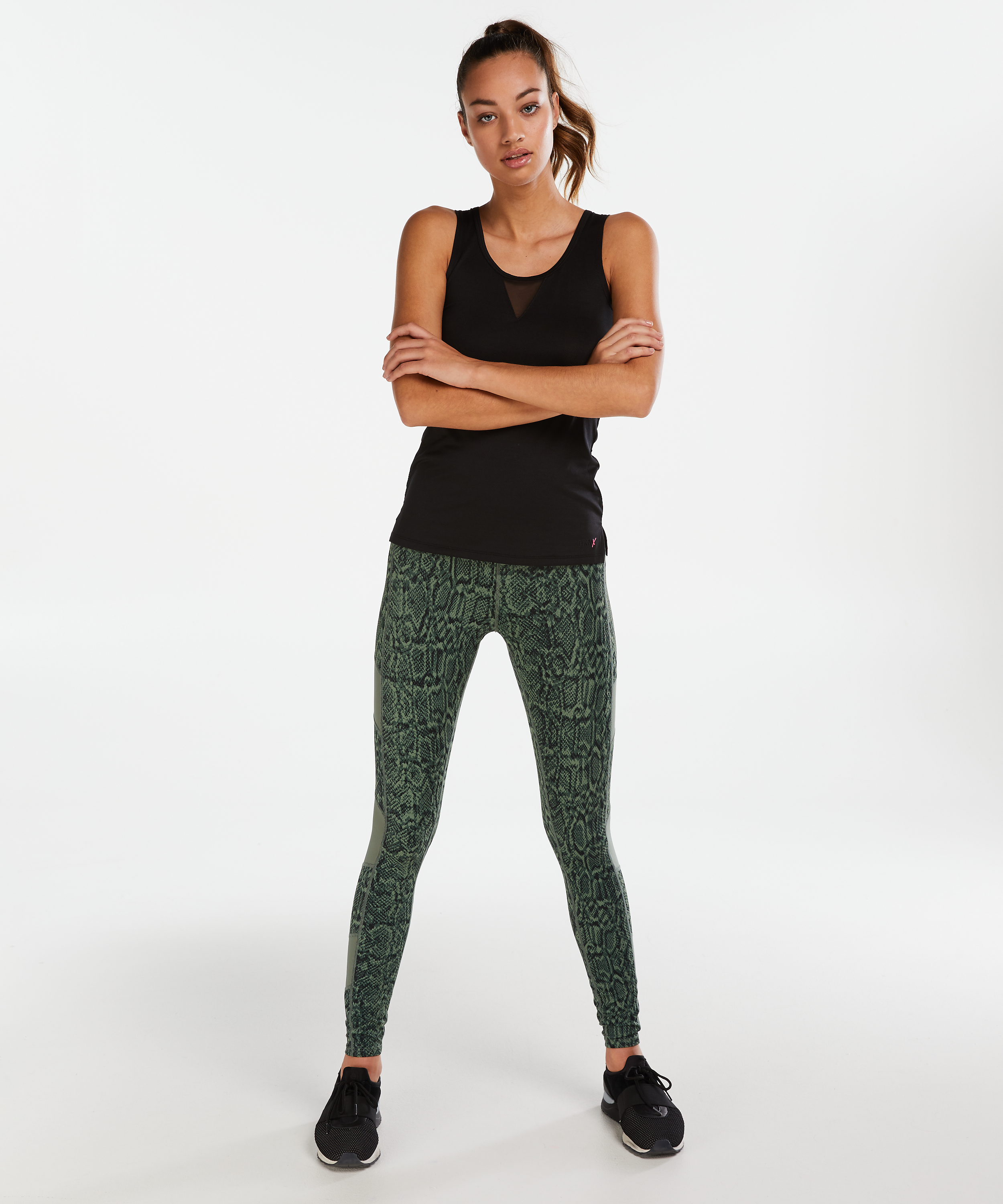 Débardeur en maille HKMX, Noir, main