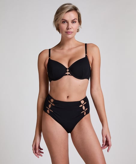 Slip de Bikini Rio Holbox, Noir