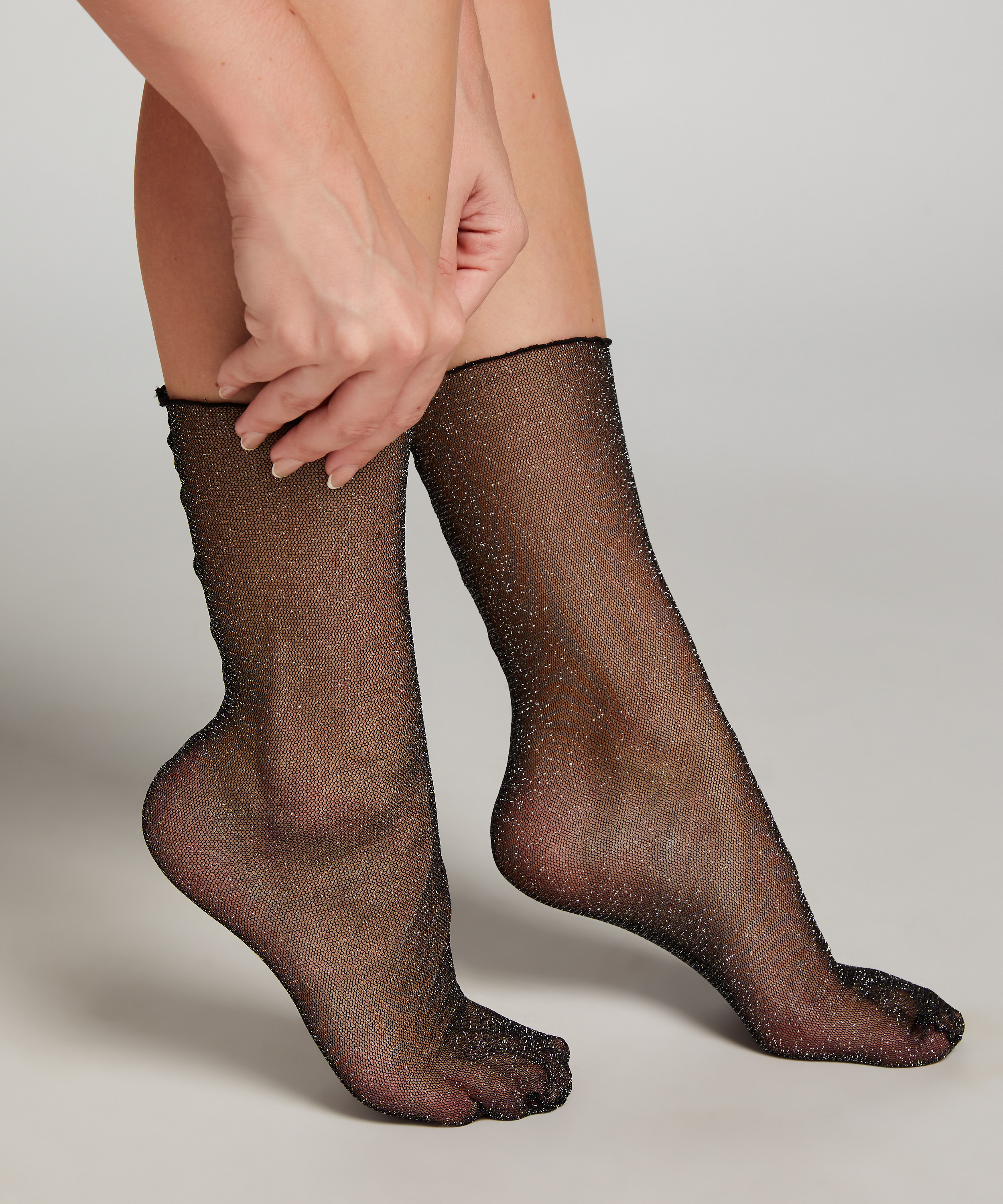 Socken Glitter, Schwarz, main