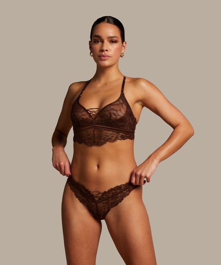Bralette Patrice, Braun