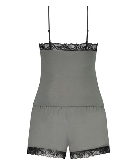 Ensemble de pyjama court Cami, Vert