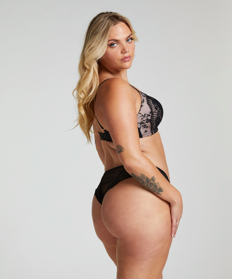 Slip brésilien Daphne, Noir