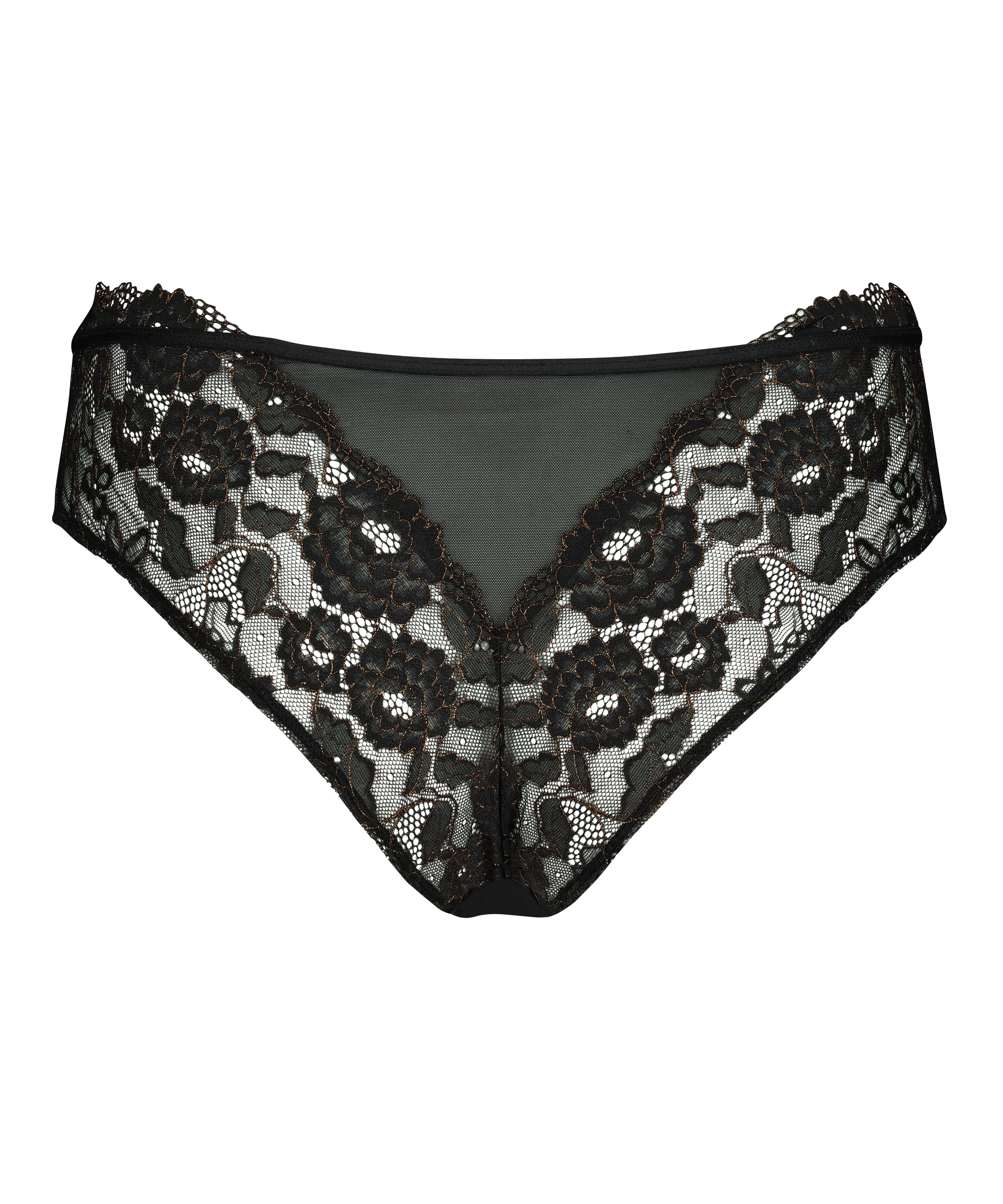 Br&eacute;silien haut Chloe Curvy, Noir, main