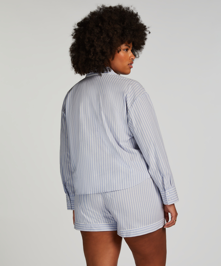 Shorts Baumwolle, Blau