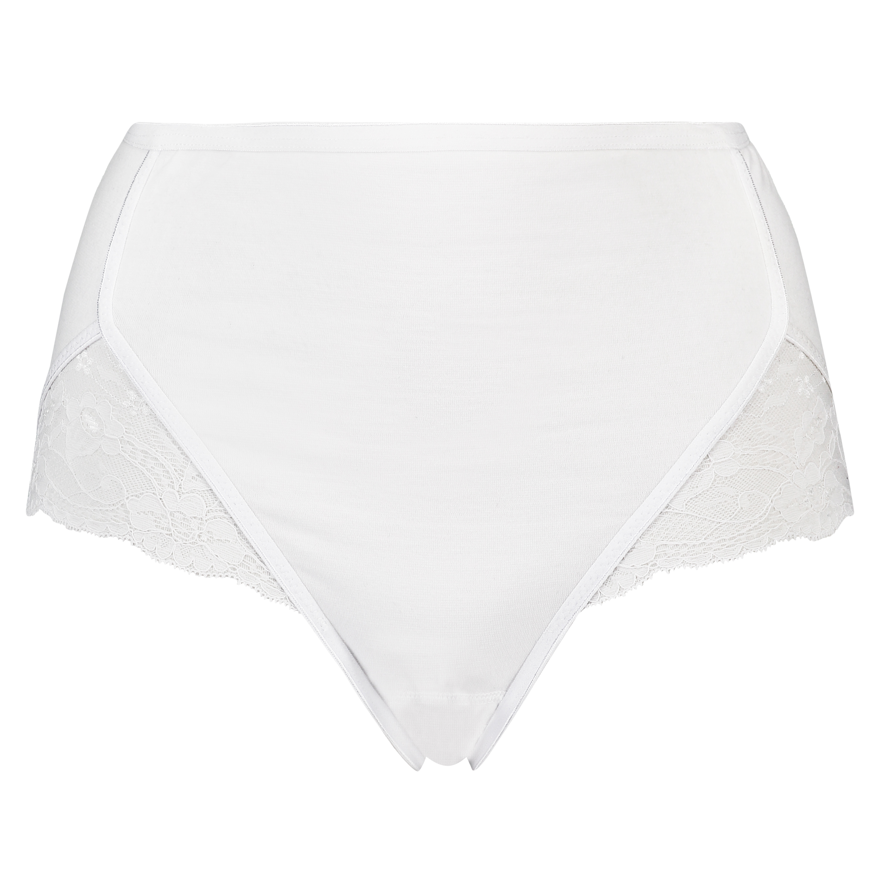 Superslip Lace Maxi baumwolle, Weiß, main