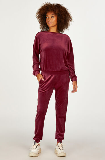 Image of Hunkemöller Jogginghose Velours Rot