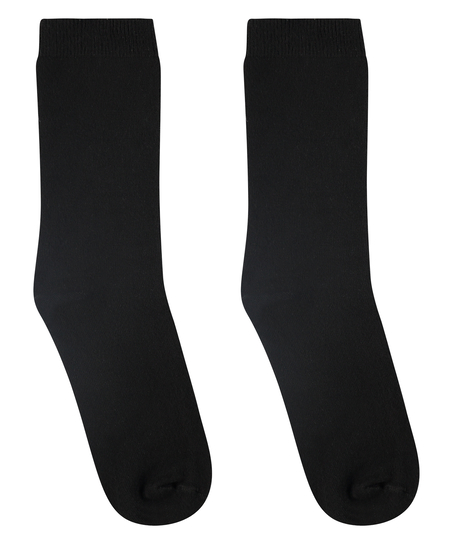 2er-Pack Socken, Schwarz