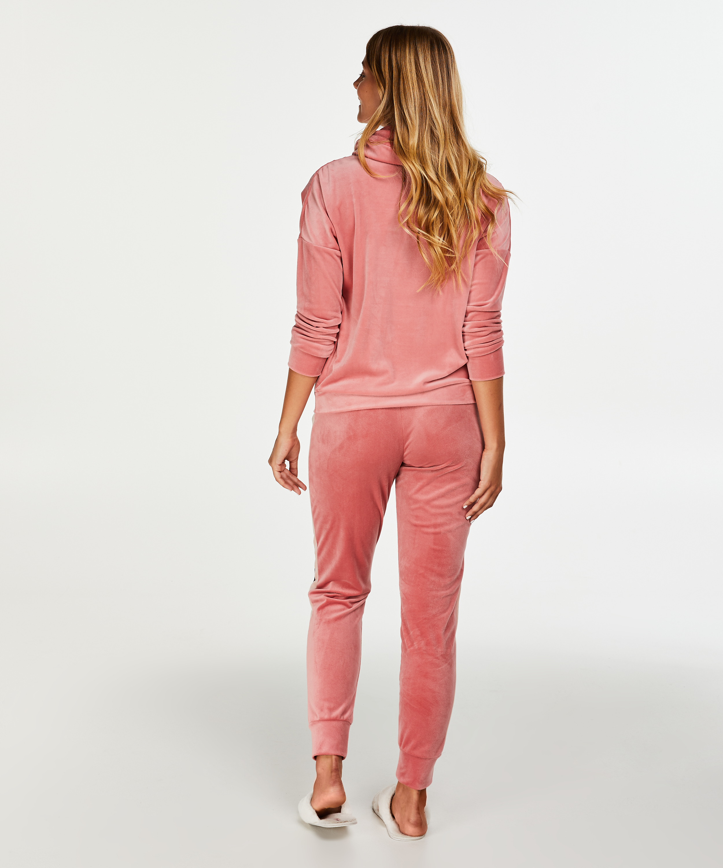 Jogginghose Velours, Rose, main