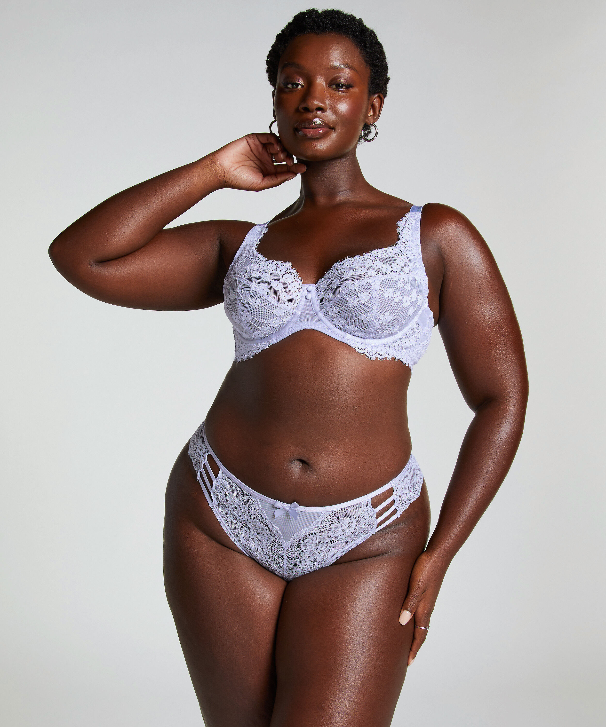 Slip br&eacute;silien Belleelle, Violet