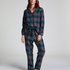 Pyjamaset Flannel, Grün