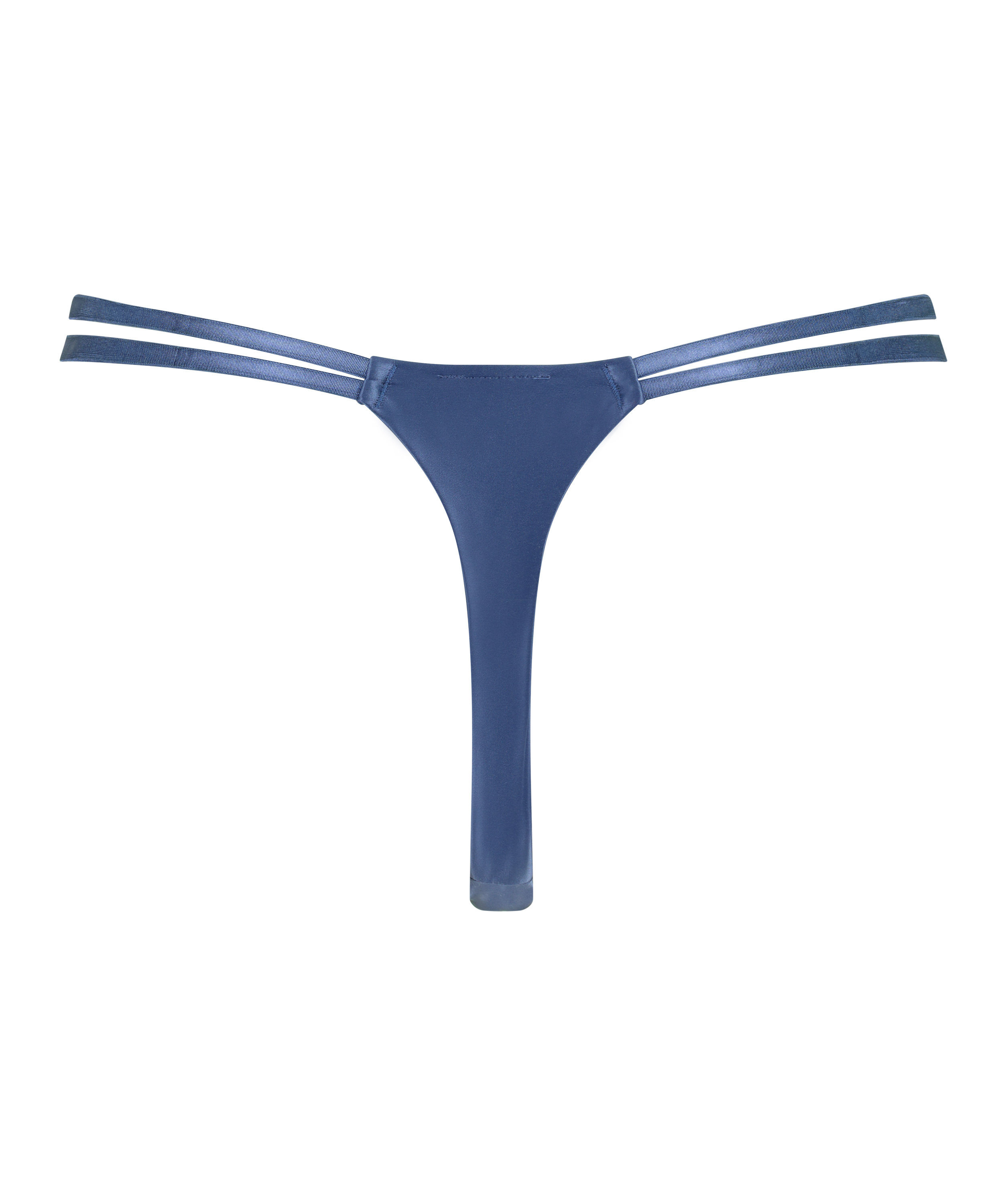 Tanga taille haute Daan, Bleu, main