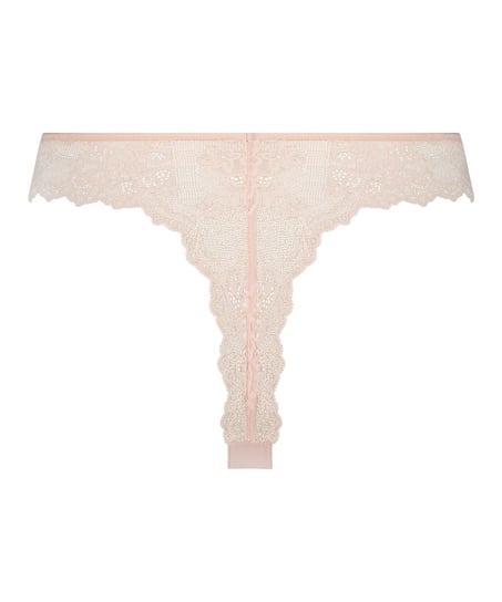 String Invisible Lace back, Rose