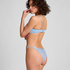 Slip brésilien jambes hautes Kaiden, Bleu