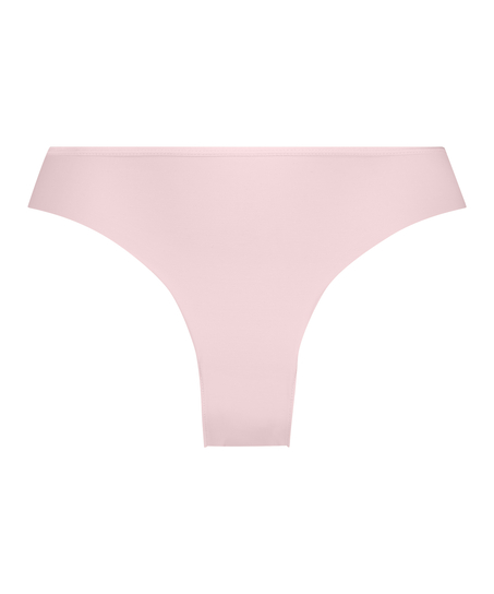 Slip brésilien Invisible Lace Back, Rose