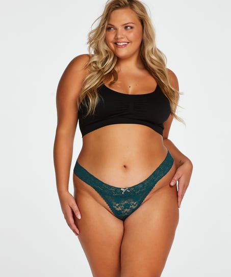 String Floral Spitze, Blau