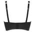 Soutien-gorge bustier à armatures préformé Nicole, Noir