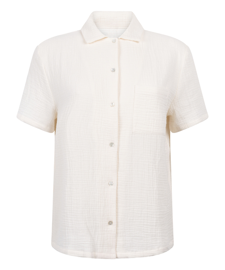 Musselin-Jacke, Weiß