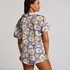 Pyjama-Shorts Satin, Lila