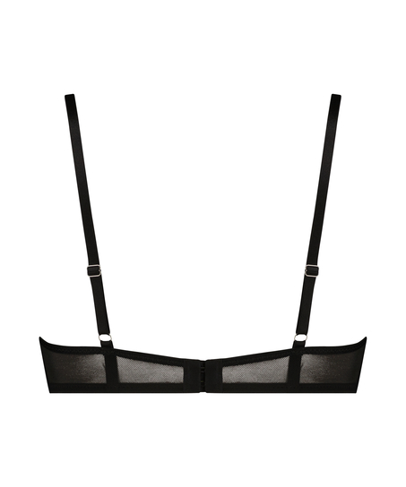 Unwattierter Bügel-BH Jitske, Schwarz