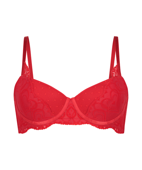 Soutien-gorge à armatures non-préformé  Pippa, Rouge