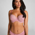 Soutien-gorge à armatures non-préformé Marine, Rose