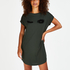 Chemise de nuit col rond, Vert