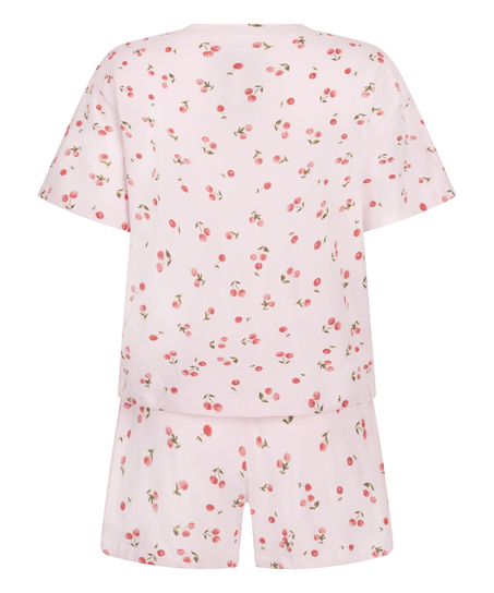 Pyjama-Set aus Baumwolle, Lila