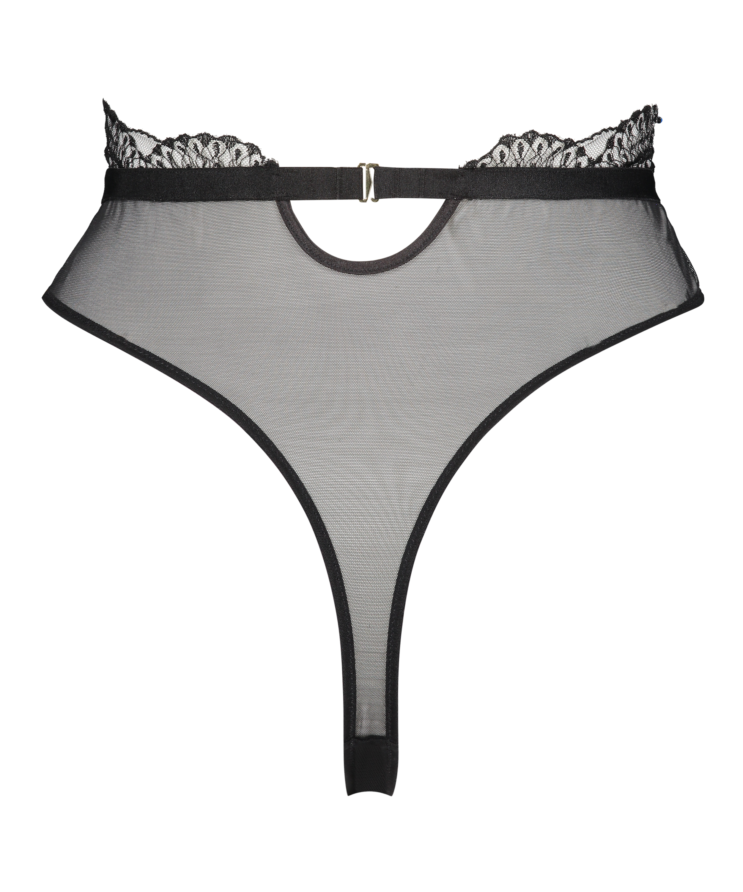 Highleg String Akira, Schwarz, main