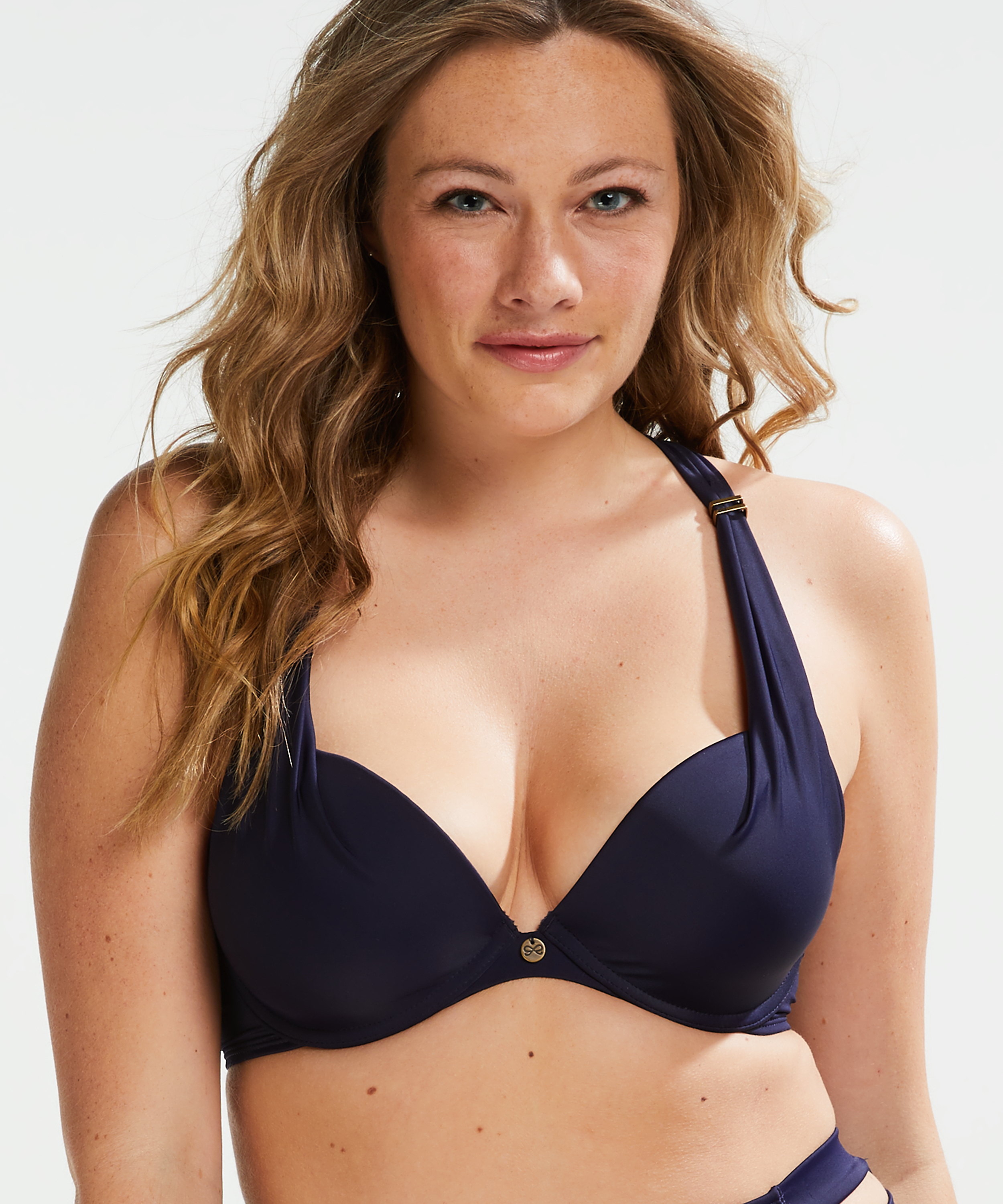 Haut de bikini &agrave; armatures pr&eacute;form&eacute; Sunset Dreams Taille E +, Bleu, main