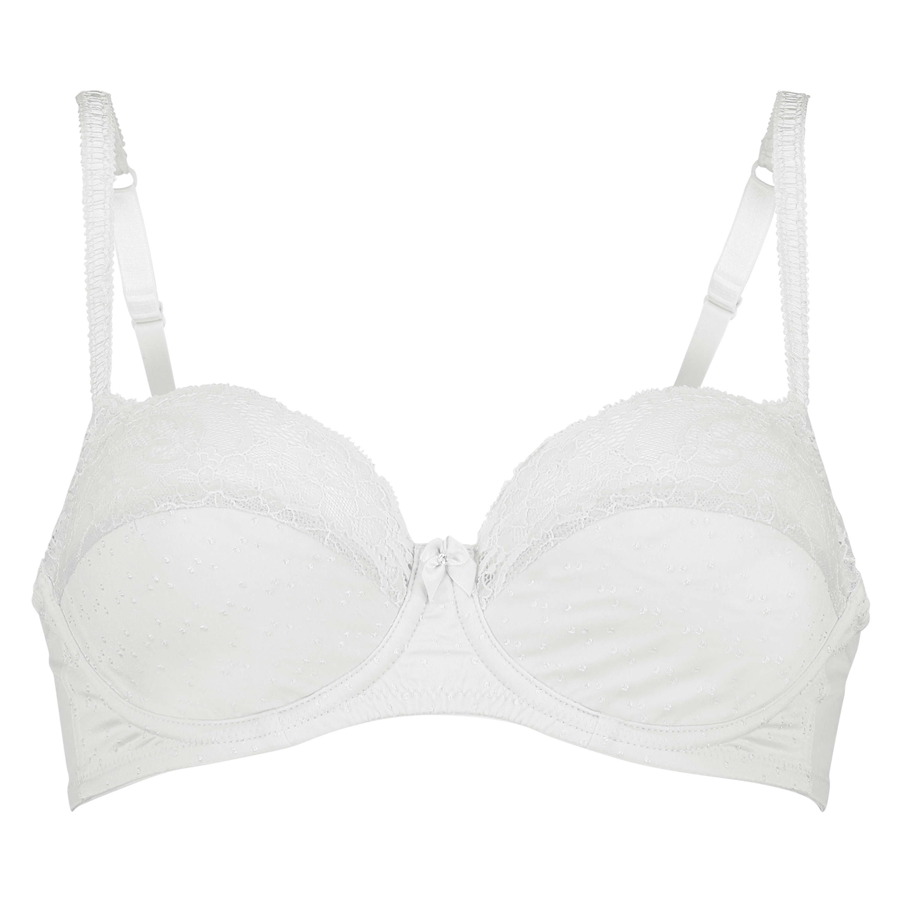 Soutien-gorge à armatures non-préformé Sophie, Blanc, main