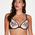 Soutien-gorge push-up &agrave; armatures pr&eacute;form&eacute; Florence, Noir