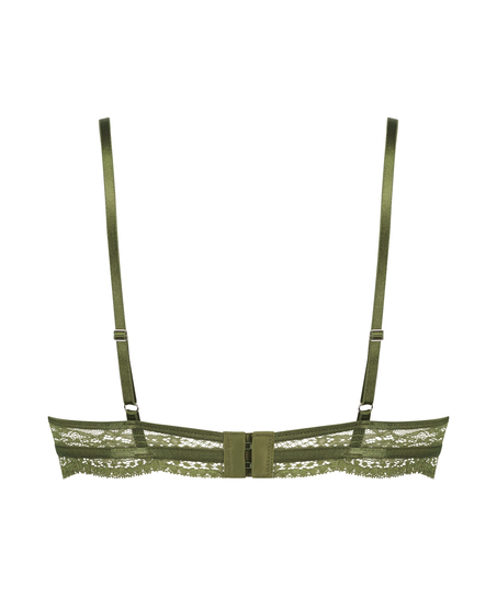 Unwattierter B&uuml;gel-BH Isabelle, Gr&uuml;n