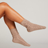 1 Paar Stricksocken, Beige