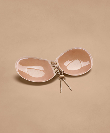 Push-up-Klebe-BH, Beige