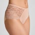 Superslip Midi aus Spitze, Beige