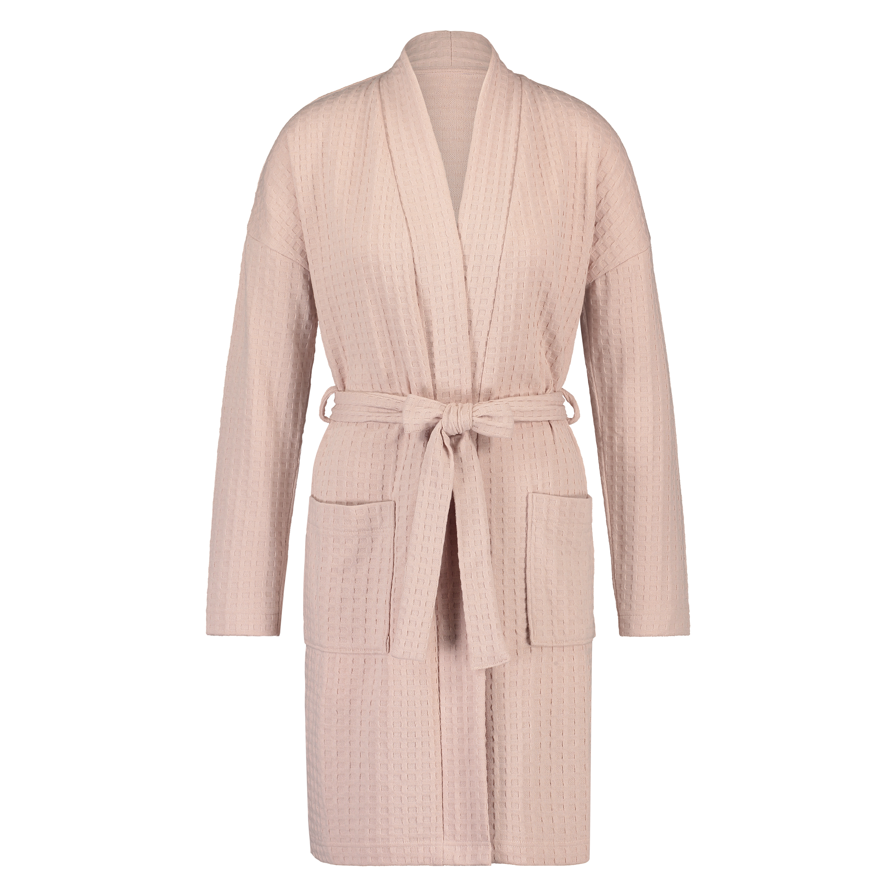 Peignoir Waffle, Rose, main