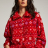 Onesie aus Fleece, Rot