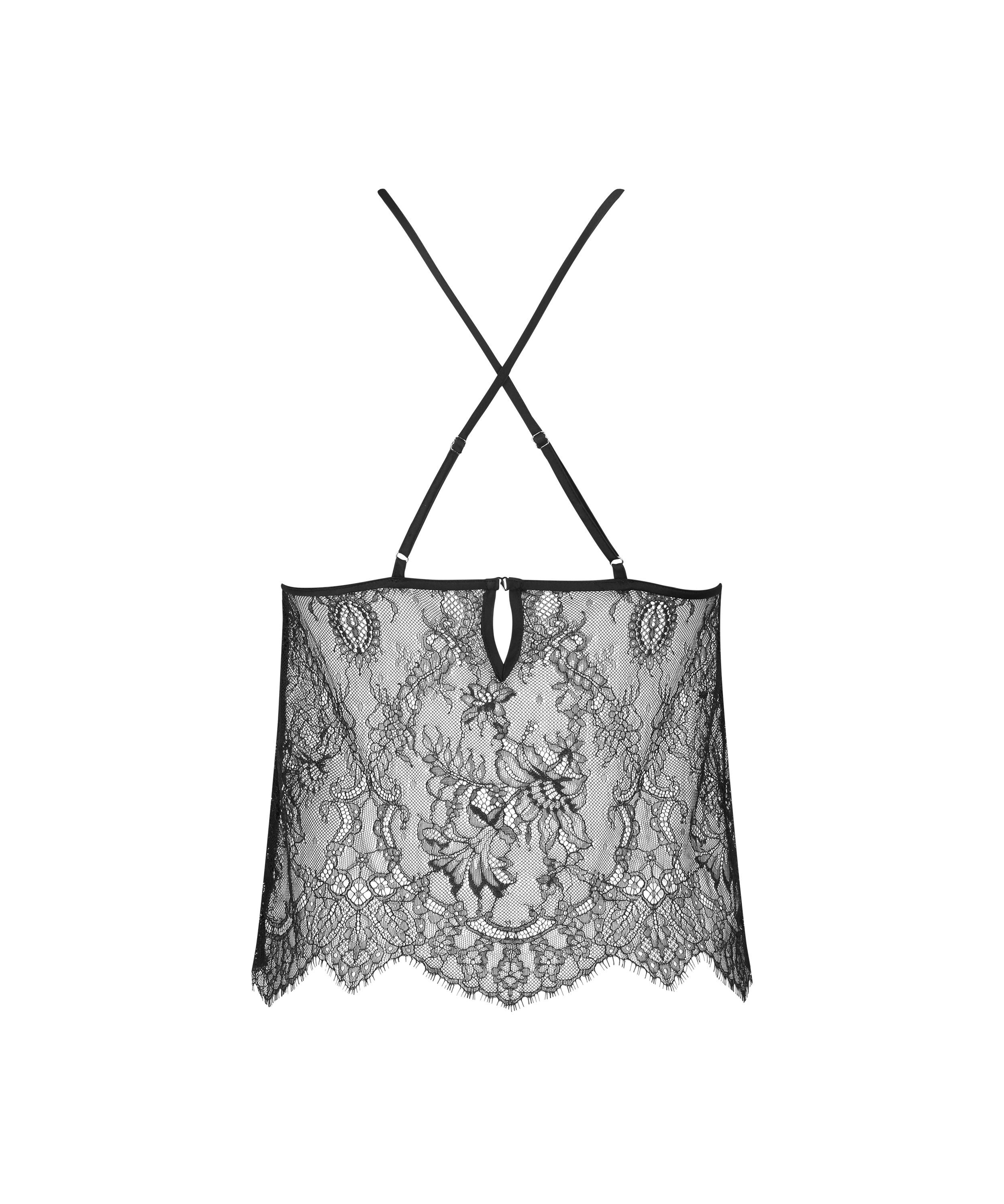 Cami Lace Delphine, Schwarz, main