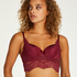 Soutien-gorge &agrave; armatures pr&eacute;form&eacute; longline Elise, Rouge