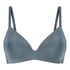 Soutien-gorge sans armatures préformé Mona, Bleu