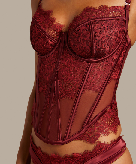 Bustier Zoe, Rouge
