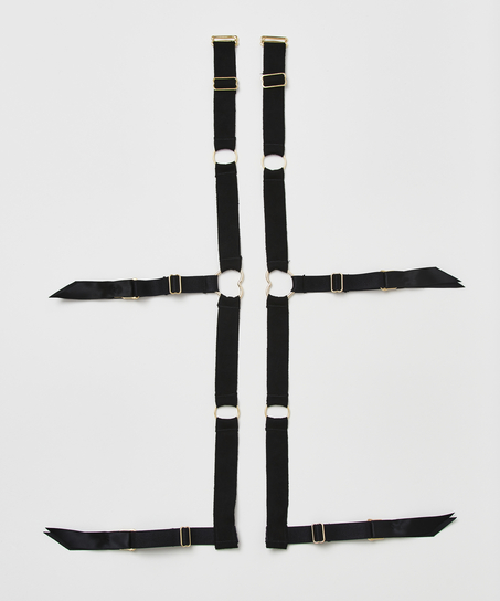 Jarretelles Private, Noir