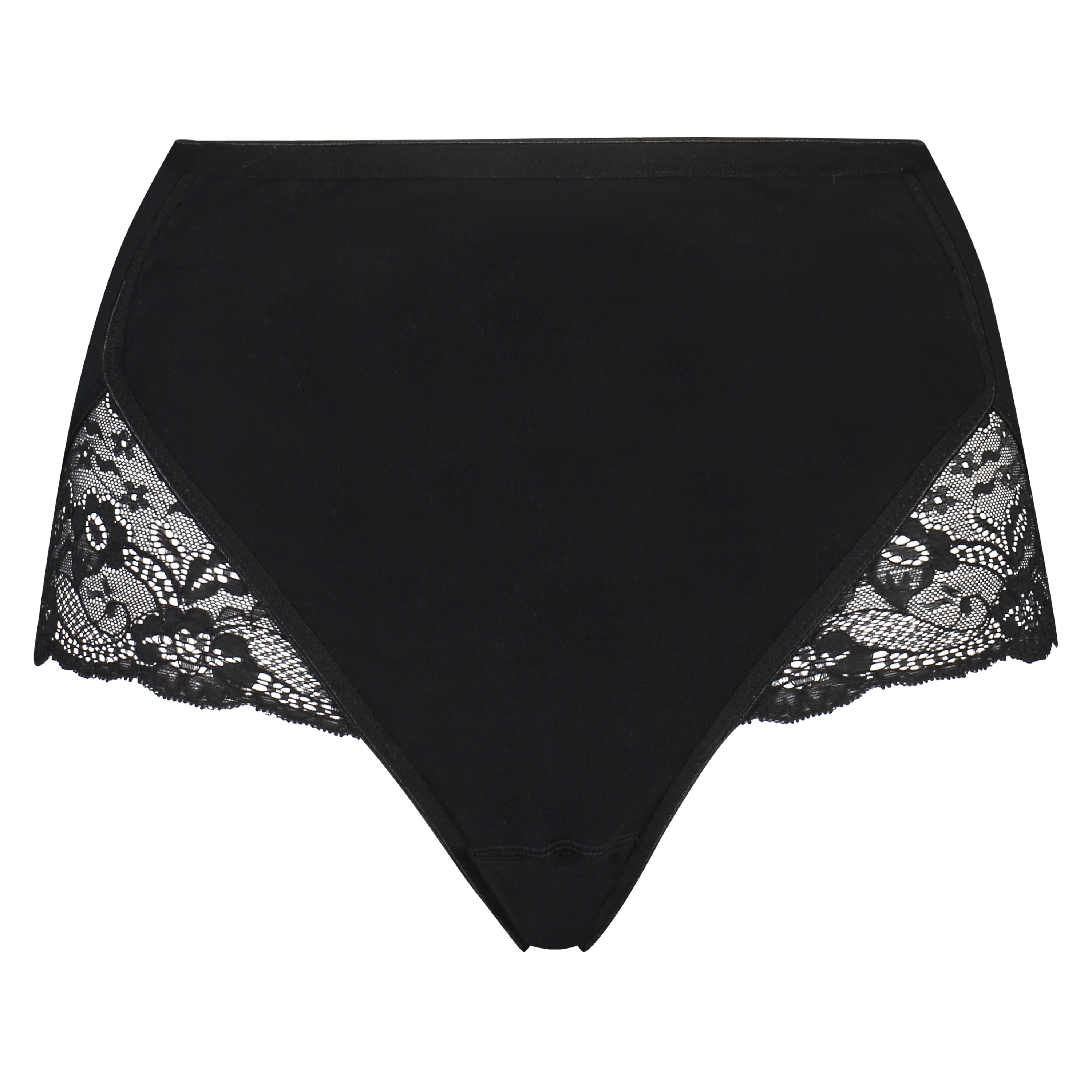 Superslip Lace Maxi baumwolle, Schwarz, main