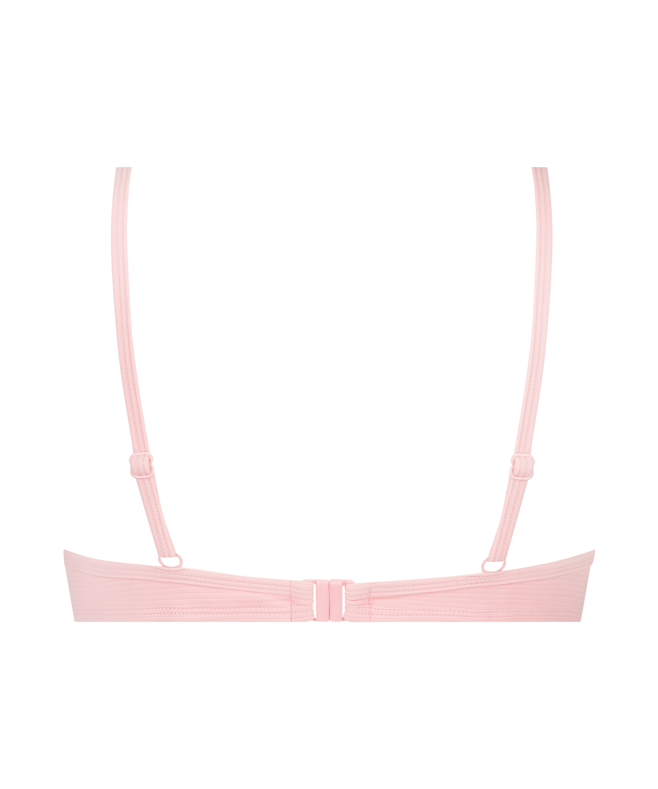 Nicht-vorgeformtes Bügel-Bikini-Top Texture, Schwarz, main