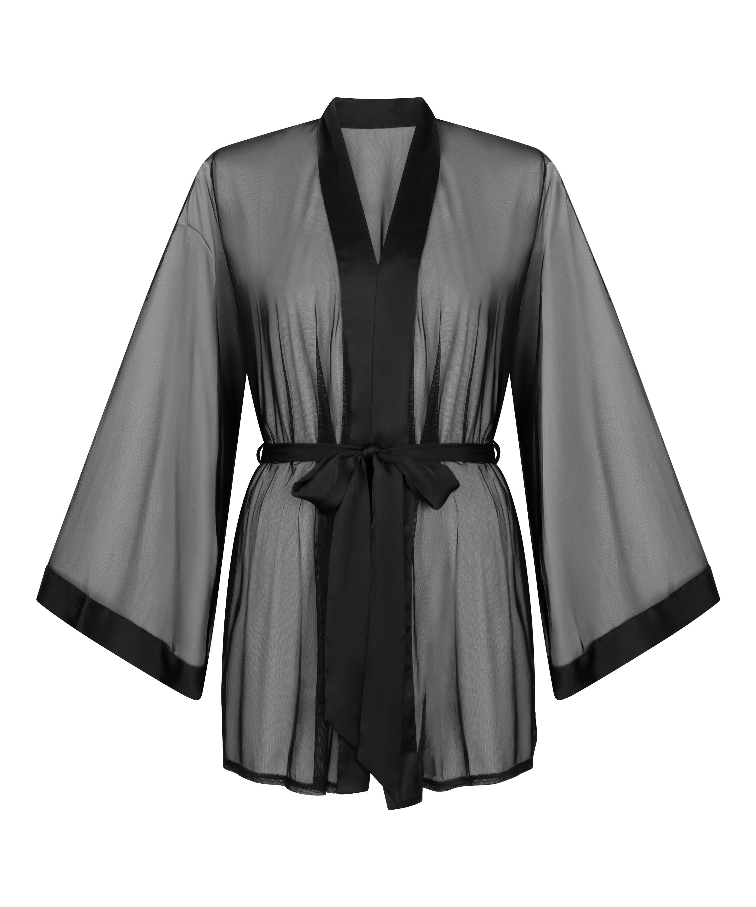 Kimono Maxime Tulle, Schwarz