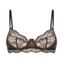 Soutien-gorge non-rembourr&eacute; &agrave; armatures Isabelle, Marron