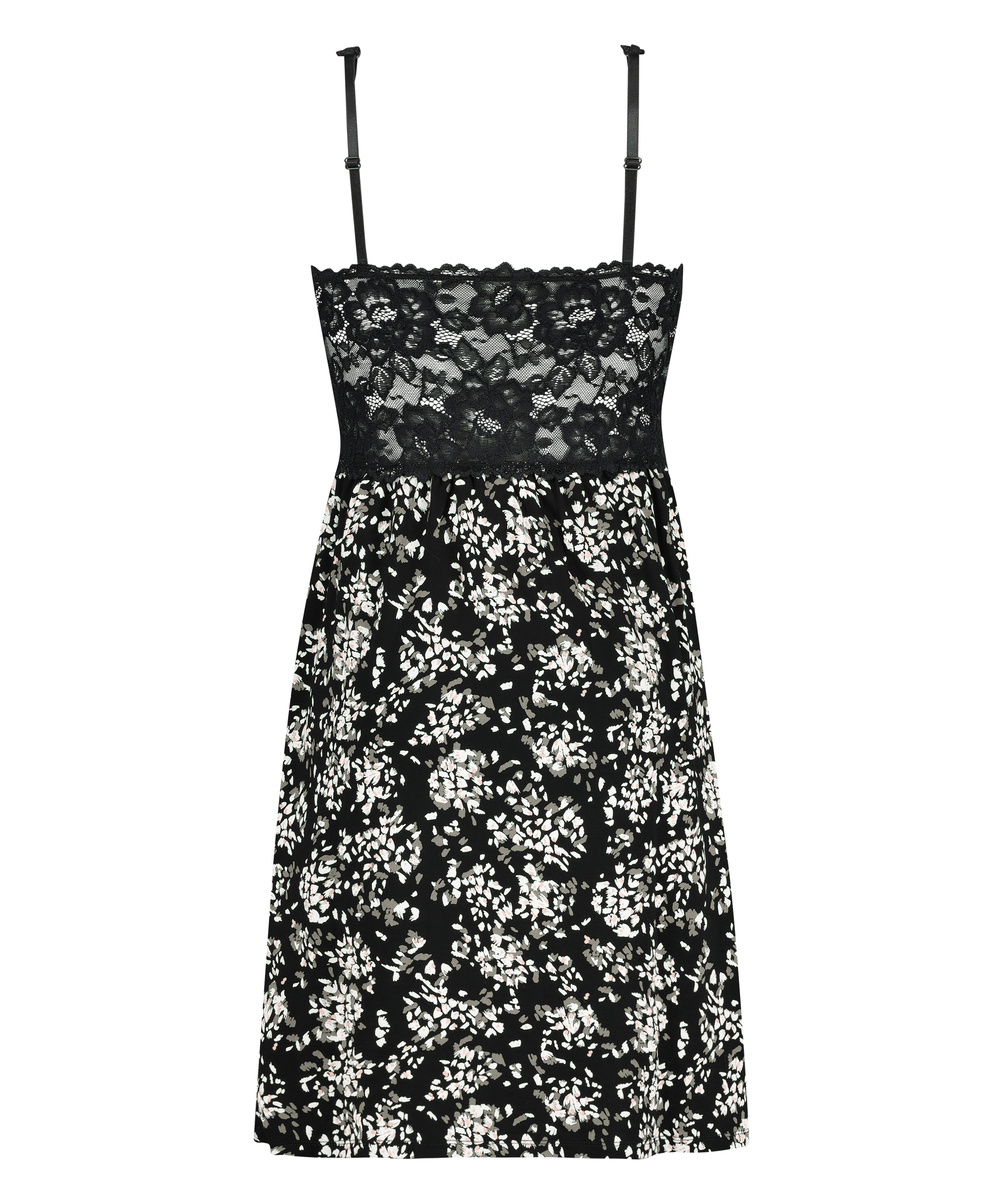 Slipdress Nora Lace, Schwarz, main